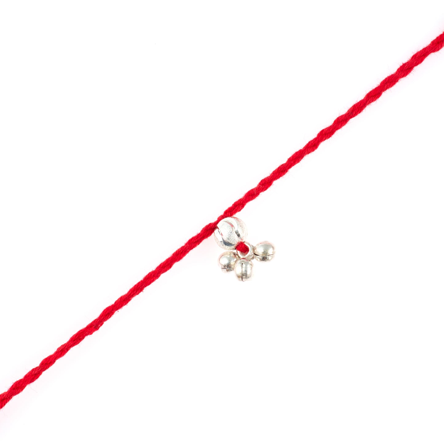 Traditional Ghungroo Rakhi with Red Thread