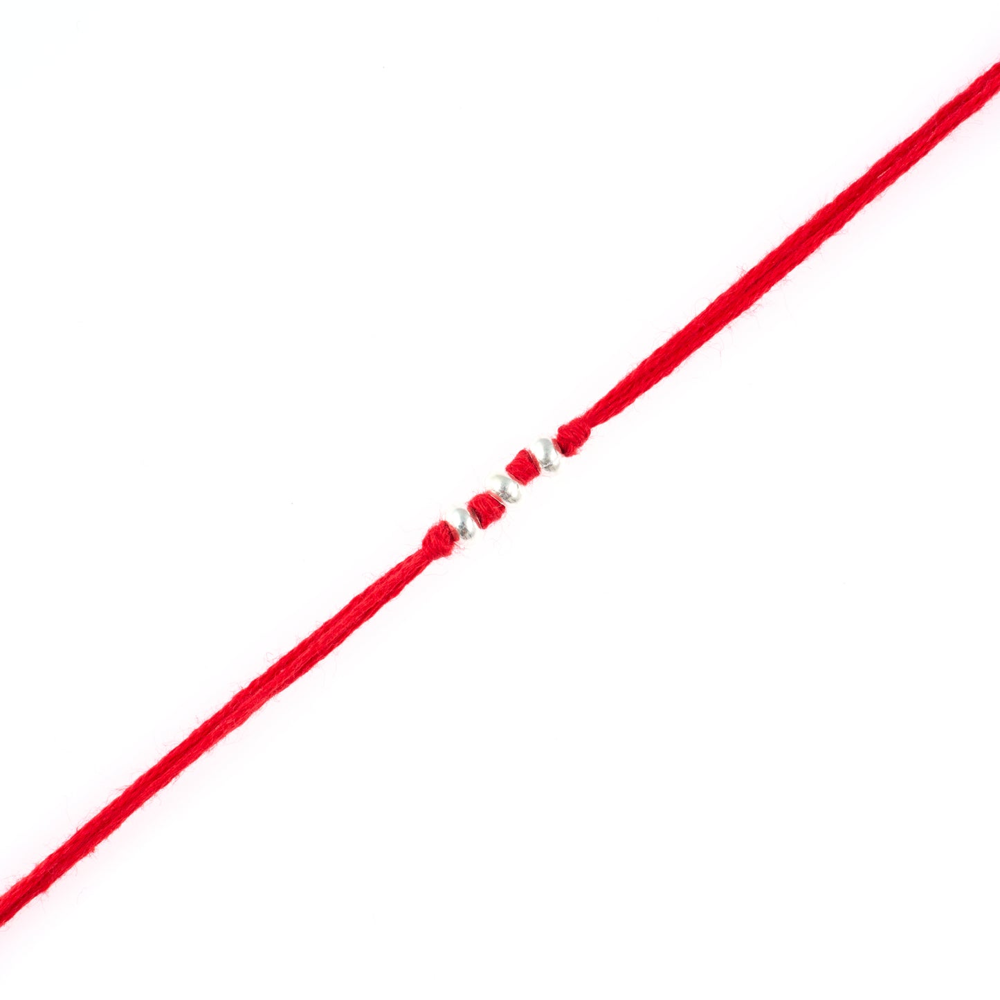 Simple Bead Rakhi with Red Thread