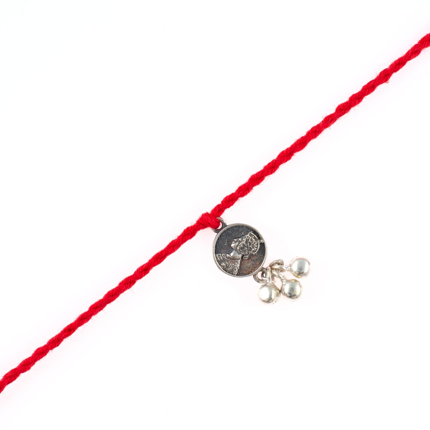 Vintage Coin Charm Rakhi