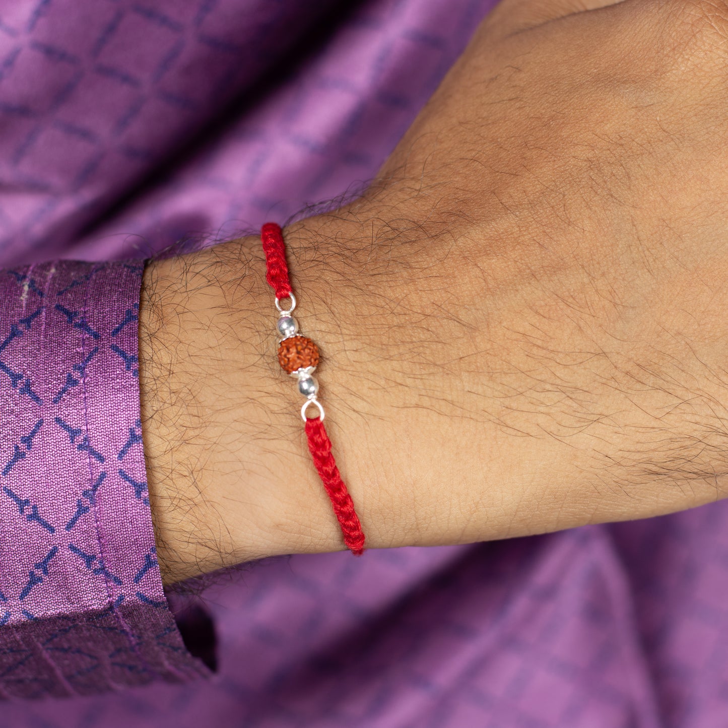 Traditional Rudraksha Rakhi