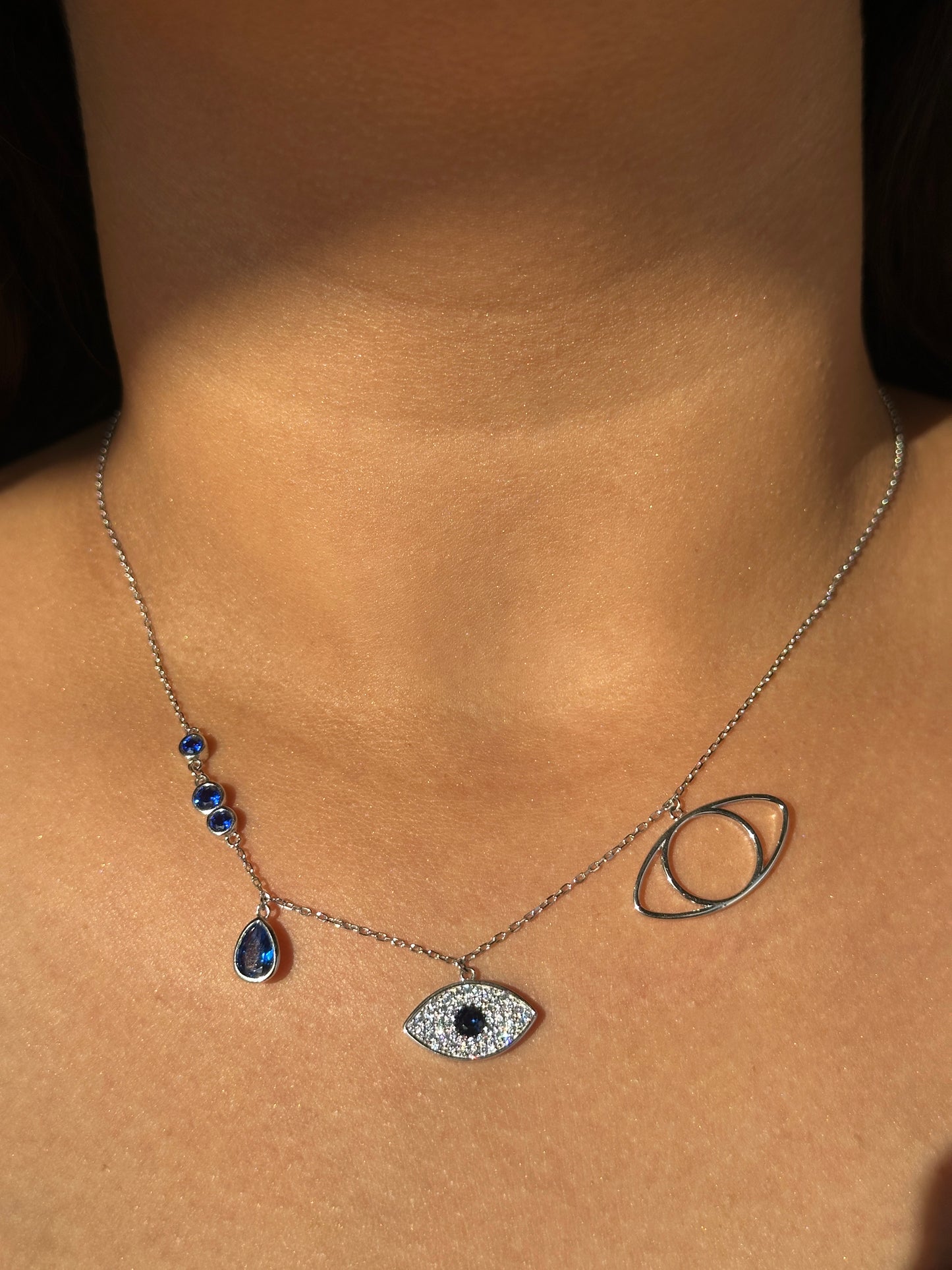 Evil Eye Tanmaniya 925 Silver