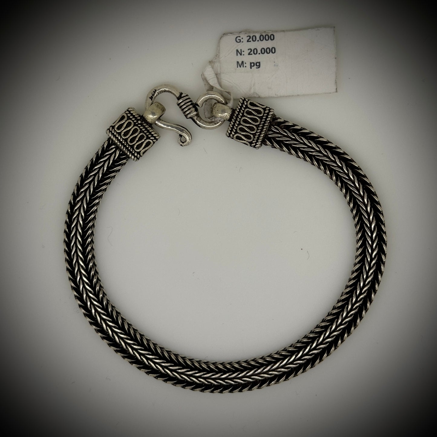 925 Unisex Antique Silver Bracelet