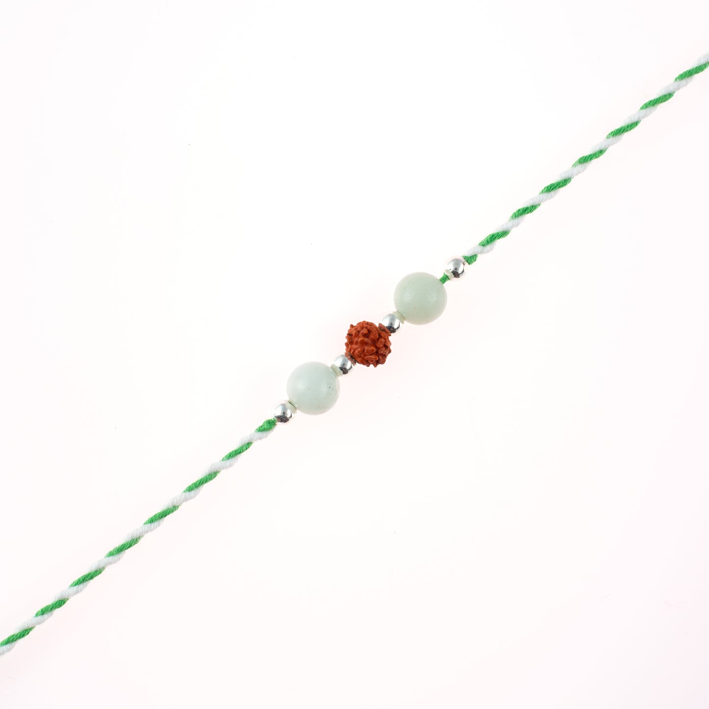 Kind Vibes Crystal Silver Rakhi