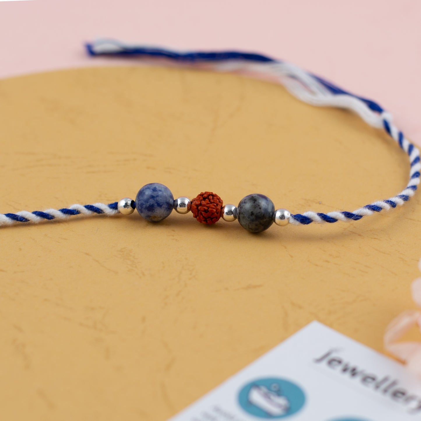 Truth Bond Crystal Silver Rakhi