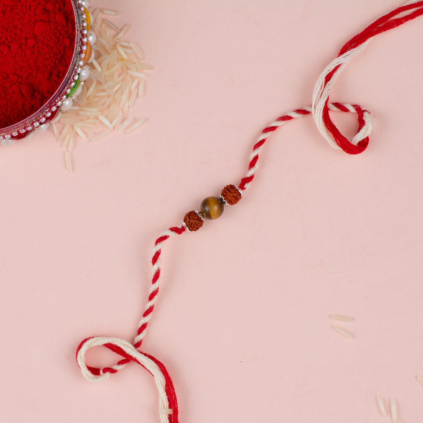 Braveheart Silver Crystal Rakhi