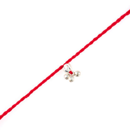 Traditional Ghungroo Rakhi with Red Thread