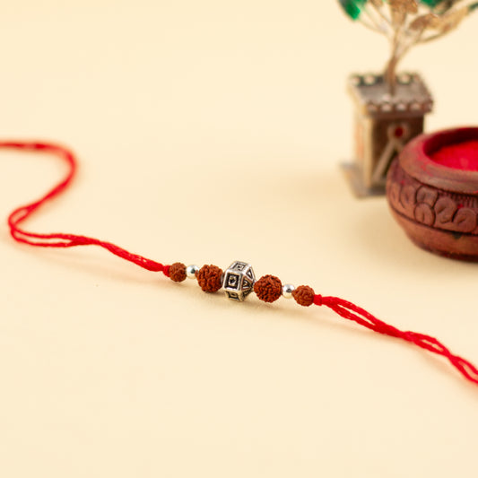 Silver Divya Chakra Rakhi