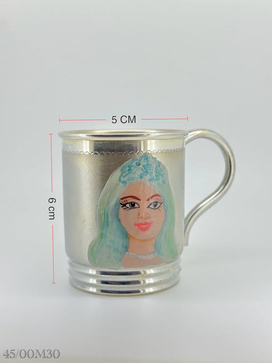 925 Silver Mug With Barbie Portrait