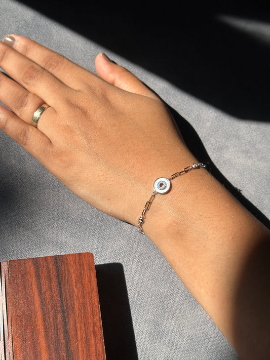 925 Silver Twilight Twist Bracelet
