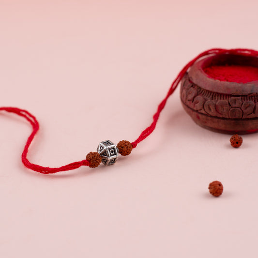 Hexagone Chakra Rudraksh Rakhi