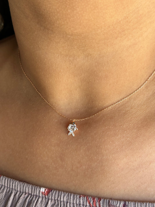 Fish Glow Chain Pendent 925 Silver
