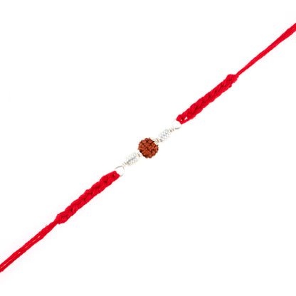 Classic Rudraksh With Silver Beads