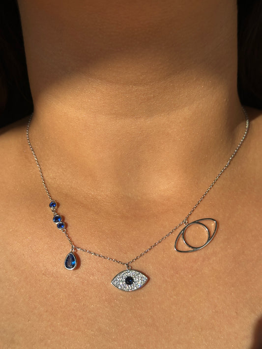 Evil Eye Tanmaniya 925 Silver