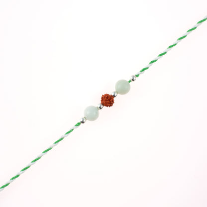Kind Vibes Crystal Silver Rakhi