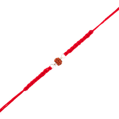 Simple Rudraksha Charm Rakhi