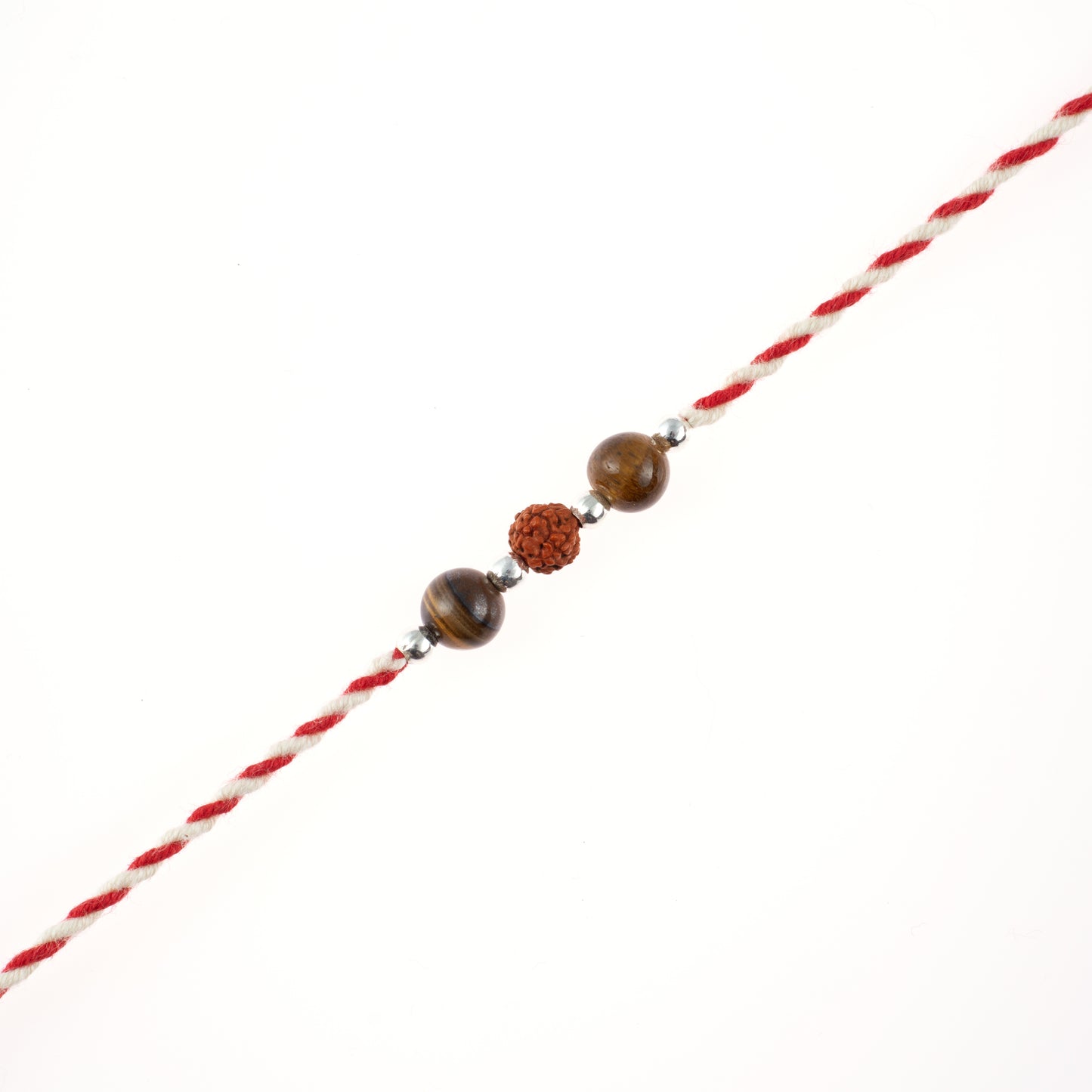 Braveheart Crystal Silver Rakhi