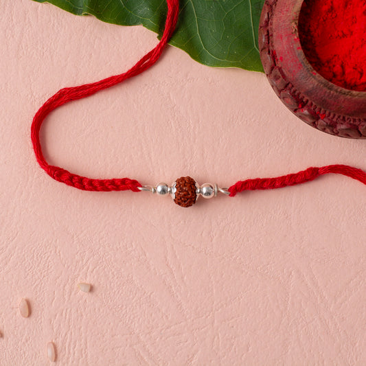 Traditional Rudraksha Rakhi