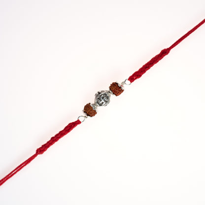 Silver Subh Swastik Rakhi
