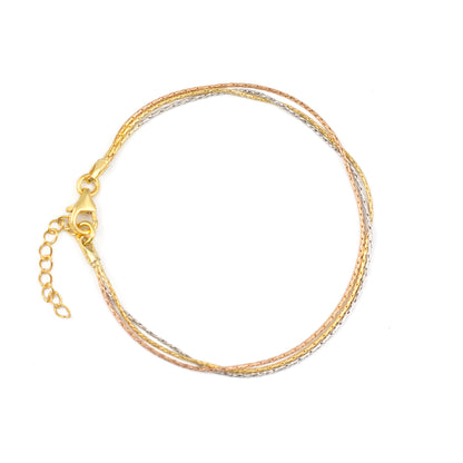 Tri-Color Braided Bracelet