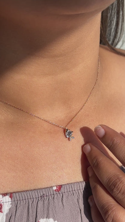 Fish Glow Chain Pendent 925 Silver